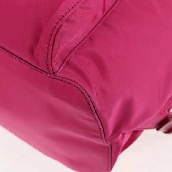 PRADA Backpack Nylon Pink Silver Auth 143599V - Picture 5 of 16
